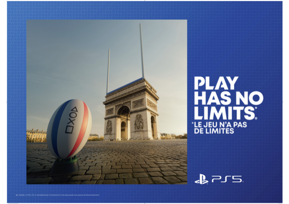 Affichage, Digital – PlayStation France et Saatchi&Saatchi France transforment Paris en terrain de jeu !